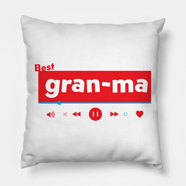 best grandma Pillow by Crome Studio