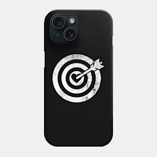 Shot through the heart (white) Phone Case