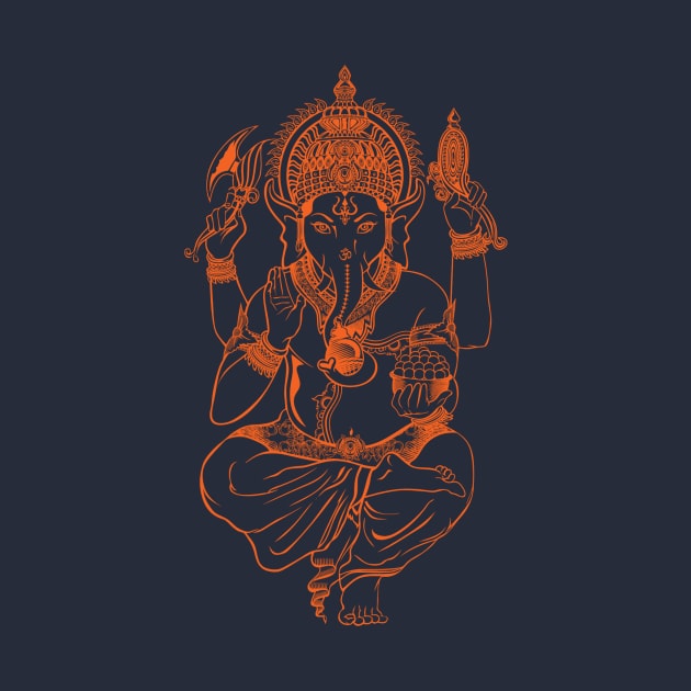 Ganesha, elephant-headed Hindu god of beginnings! 2 by x3rohour