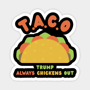 Trump-Always-Chickens-Out Magnet