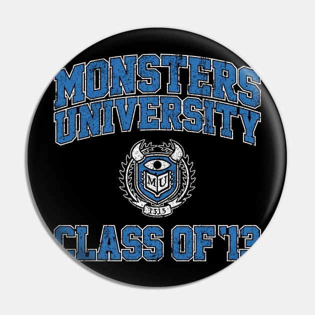 Monsters University Class of 13 Pin by huckblade