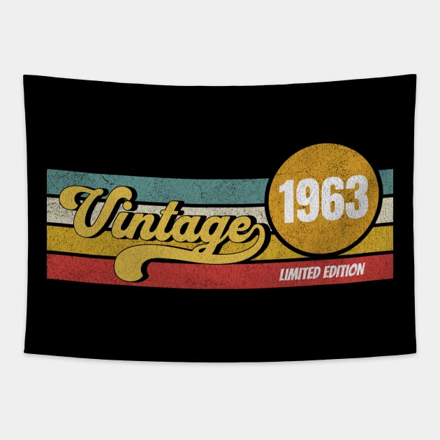 Vintage Limited Edition 1963 T-Shirt Tapestry by Brookcliff