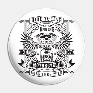 ride to live Pin