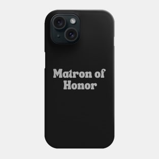 Marton of honor, bridsmaid proposal, maid of honor proposal gift Phone Case