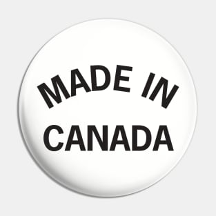 Made in Canada Pin