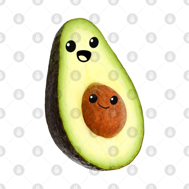 avocado faces by mystudiocreate