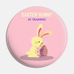 Easter Bunny In Training Pin