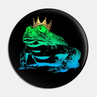 Princess Frog Colored Pin