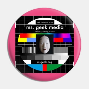 Ms. Geek Media logo Pin