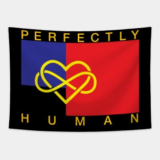 Perfectly Human - Polyamorous Pride Flag Tapestry