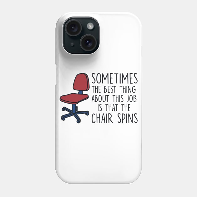 Chair Spins Phone Case by redbarron