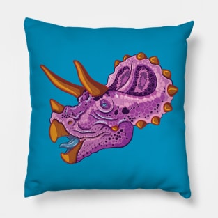 Triceratops (grape) Pillow