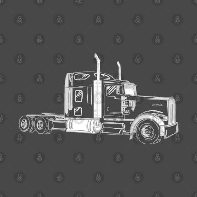 Kenworth truckdriver by Aurealis