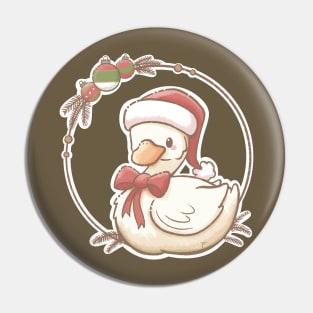 Christmas Goose Pin