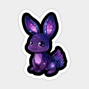 Cute Space Bunny Magnet