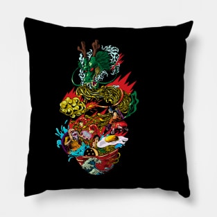 Dragon ramen Pillow