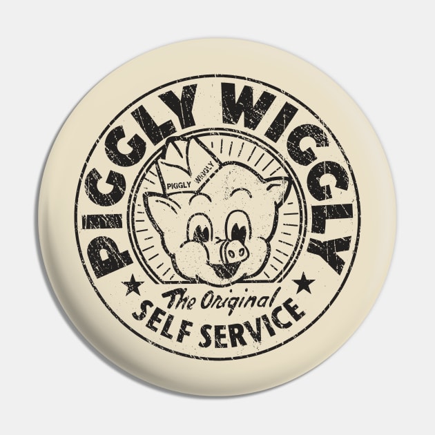 Retro Piggly Wiggly Pin by thesuamart