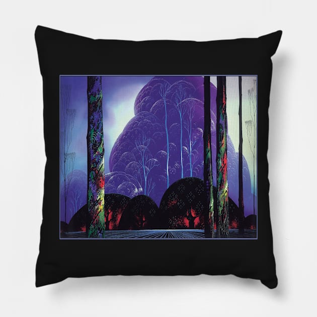 eyvind earle Pillow by QualityArtFirst