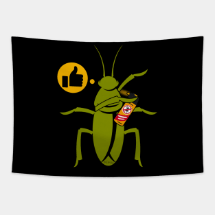 Cockroach Spraying Itself With Insecticide Perfume, Mimiw Tapestry