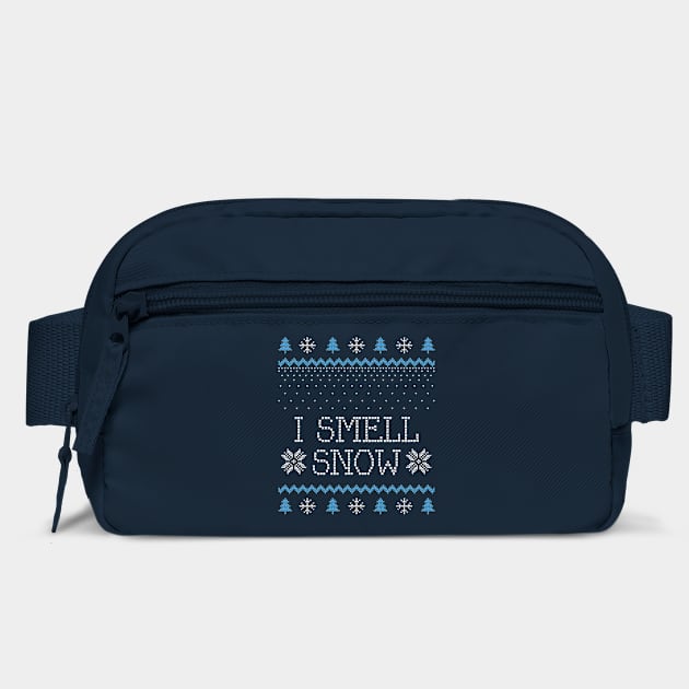 I Smell Snow Christmas Sweater Design by Stars Hollow Mercantile