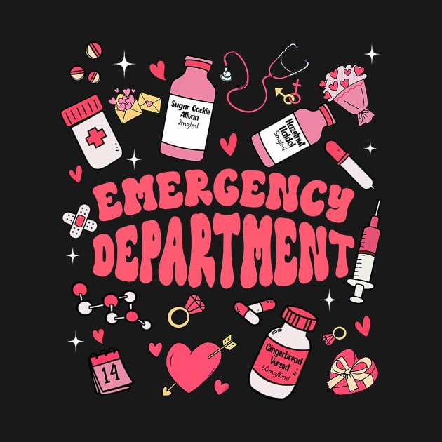 Emergency Department Room ER Ed Nurse Valentine_s Day by jadolomadolo