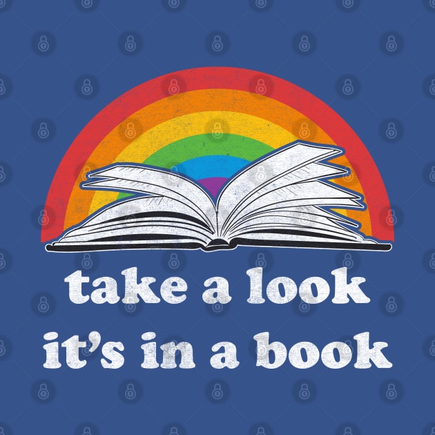 Take a Look, it's In a Book Reading Rainbow by KellyDesignCompany
