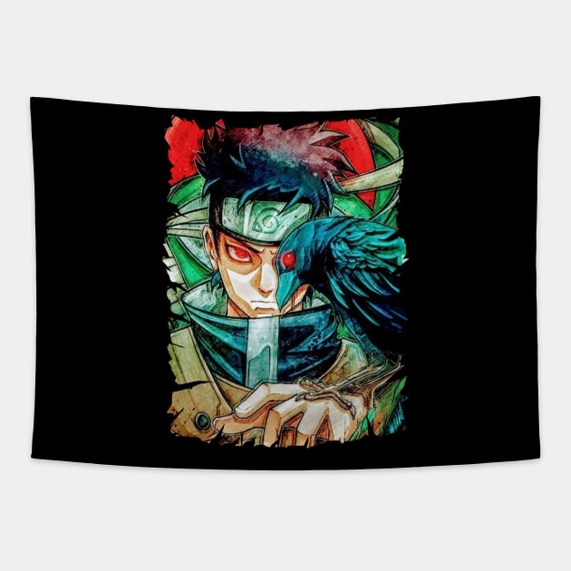 SHISUI UCHIHA MERCH VTG Tapestry by Melesz.Ink Tattoo