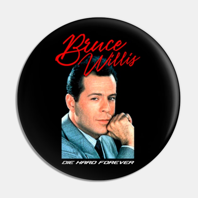 Bruce Die Hard Forever Pin by toskaworks