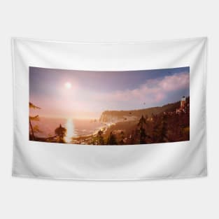 Life is Strange Arcadia Bay Landscape Tapestry