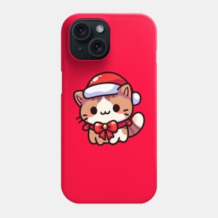 Cute Kawaii cat Christmas Phone Case