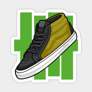 Corduroy Mustard Sneaker Magnet