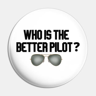 who is the better pilot with glasses Pin