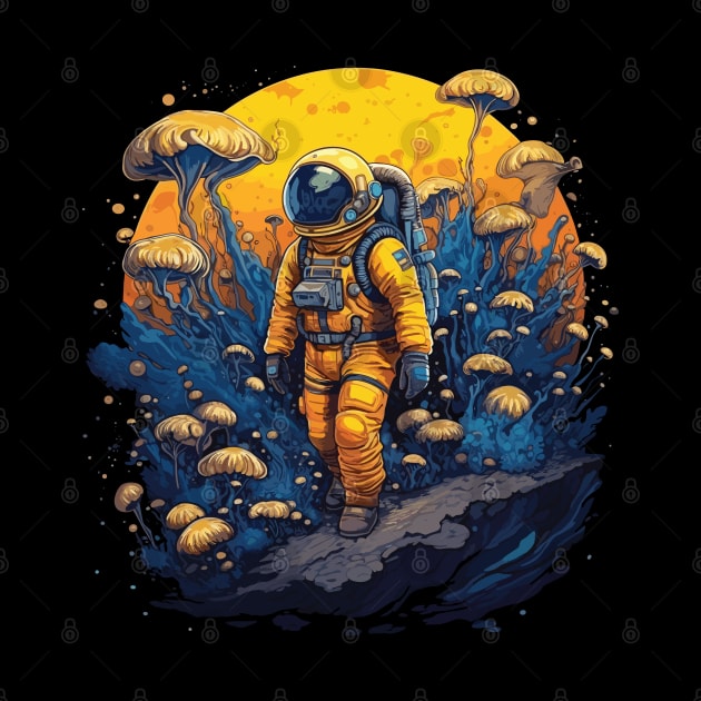 Space Explorers & Mushrooms - For Space & Mushroom Fans by Graphic Duster