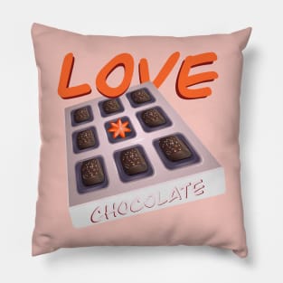 Love chocolate Pillow