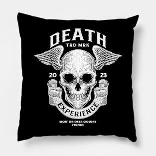 Skull Death Experience Pillow