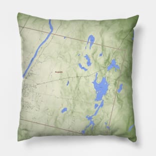 Augusta, Maine Pillow