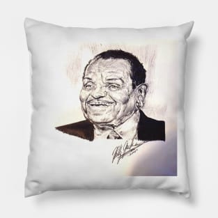 Joe Jackson Portrait Pillow