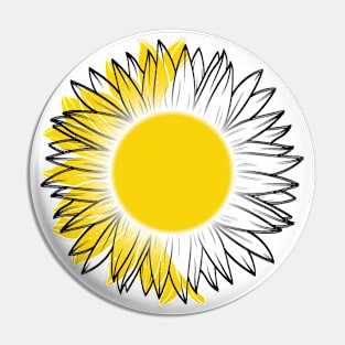 Sunflower lovers gift Pin