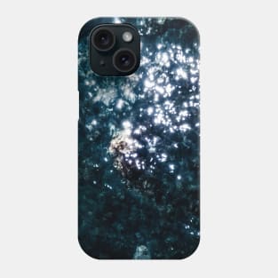 Sun sparkle on the ocean water Phone Case