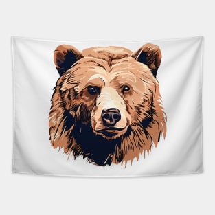 Grizzly Bear Animal Freedom World Wildlife Wonder Vector Graphic Tapestry