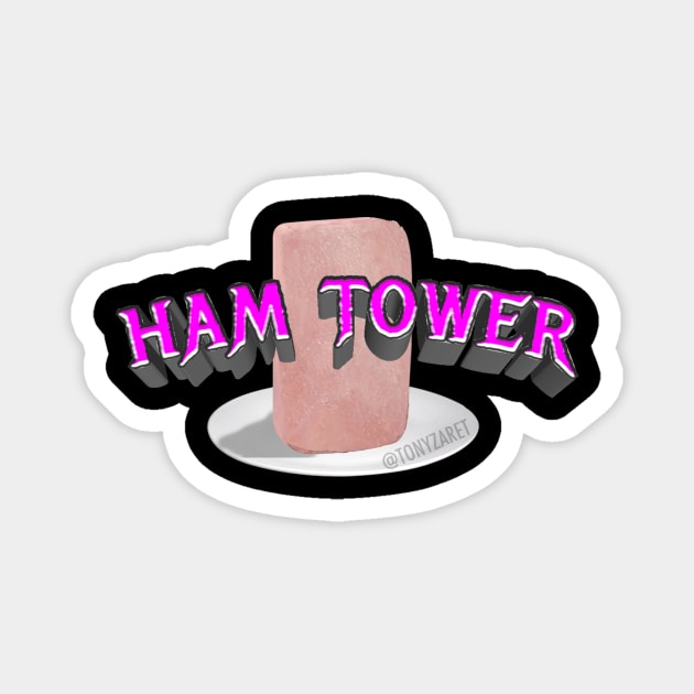 Ham Tower Magnet by tonyzaret