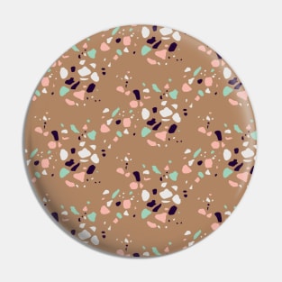 Boho Terrazzo Pattern Pin