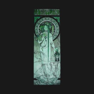 Art Nouveau - La Trappistine Alphonse Mucha Vintage T-Shirt