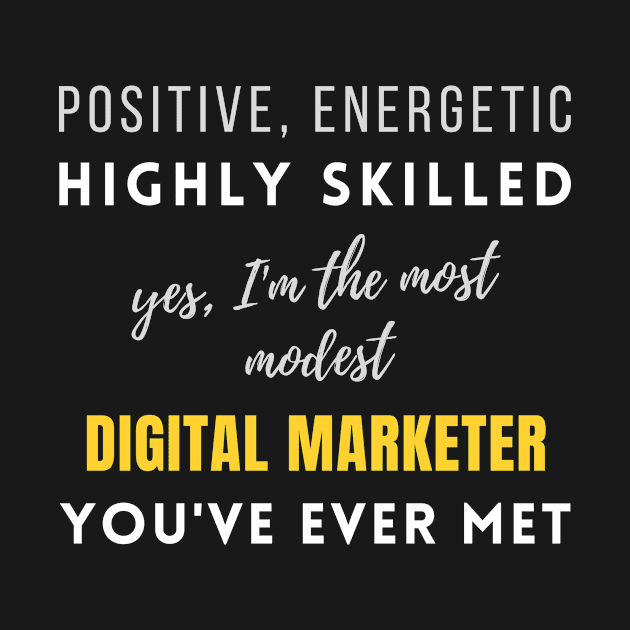 The Most Modest Digital Marketer You've Ever Met | Promotions Modest Jobs Colleagues Coworker by mounteencom