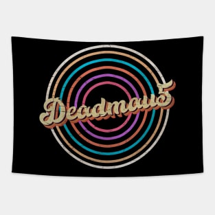 vintage circle line color Deadmau5 Tapestry