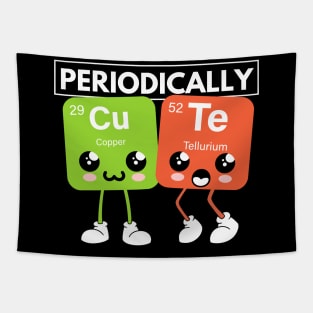 Periodically Cute Periodic Table Elements Funny Science Tapestry