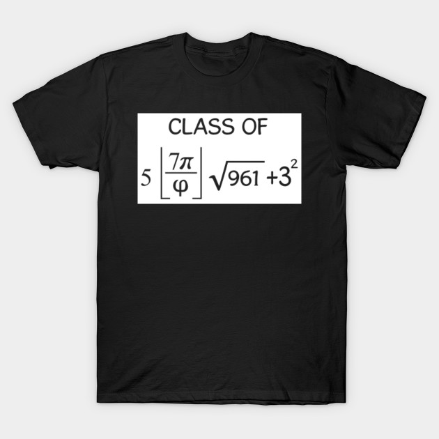 Class Of 2024 Math Geek Funny Pi 8th Grade Graduation Gift Class Of 2024 T Shirt Teepublic