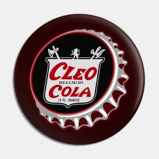 Vintage Cleo Cola Bottlecap Pin