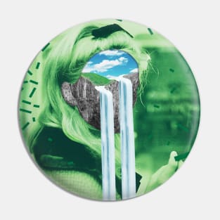 Cry Like a Waterfall Pin