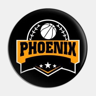 Personalized Basketball Phoenix Proud Name Vintage Beautiful Pin